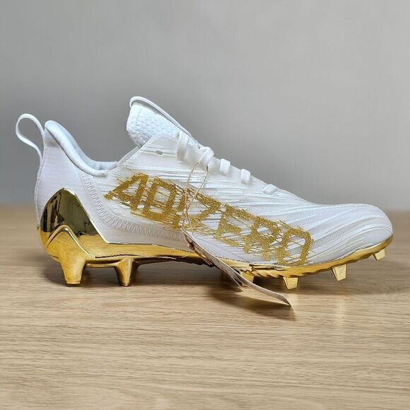 Adidas Adizero Football Cleats Gold White Men\'s Sz 14 Primeknit GX5122 Freak New main image 14